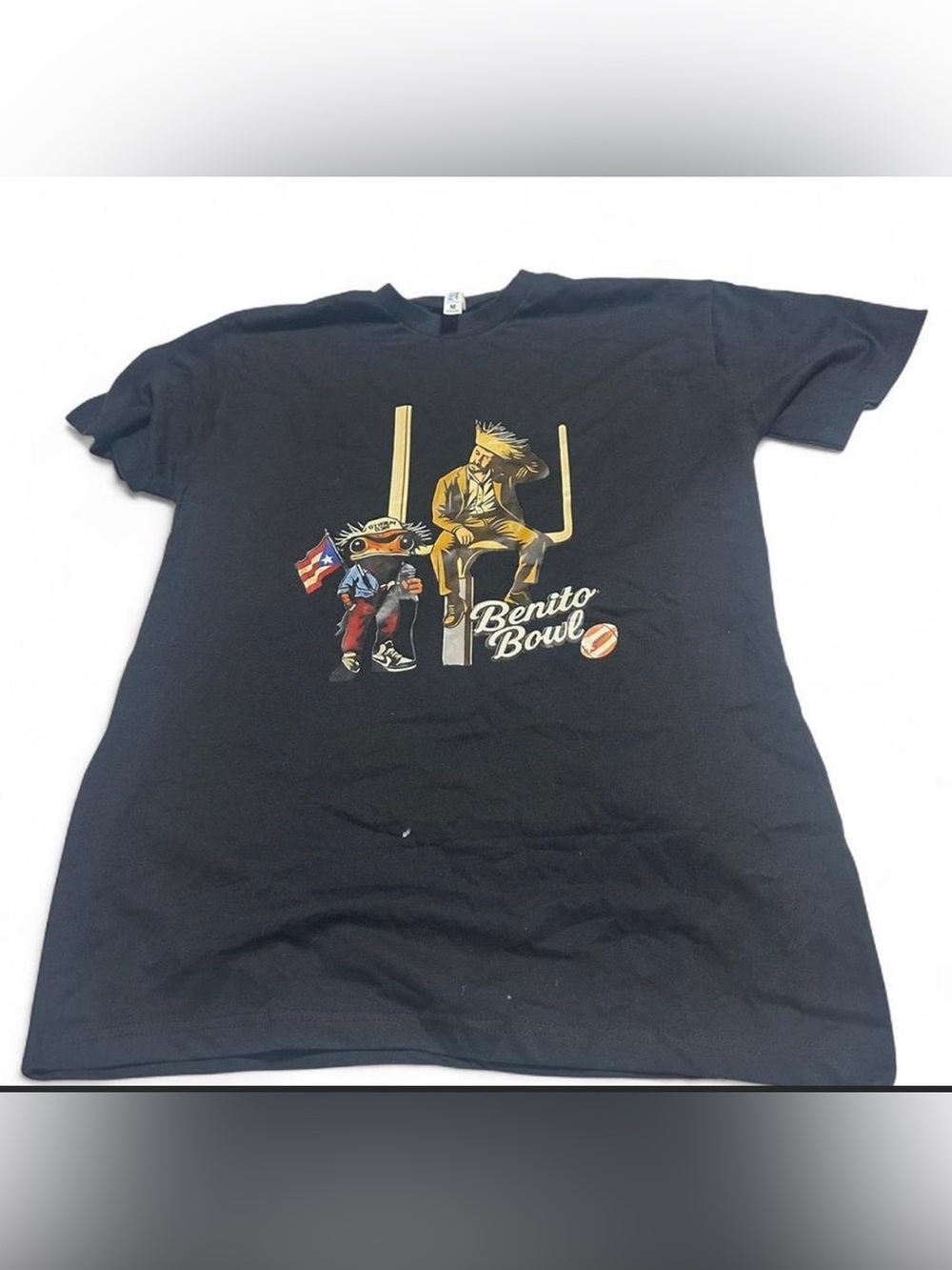 Benito Bowl Graphic Black T-Shirt